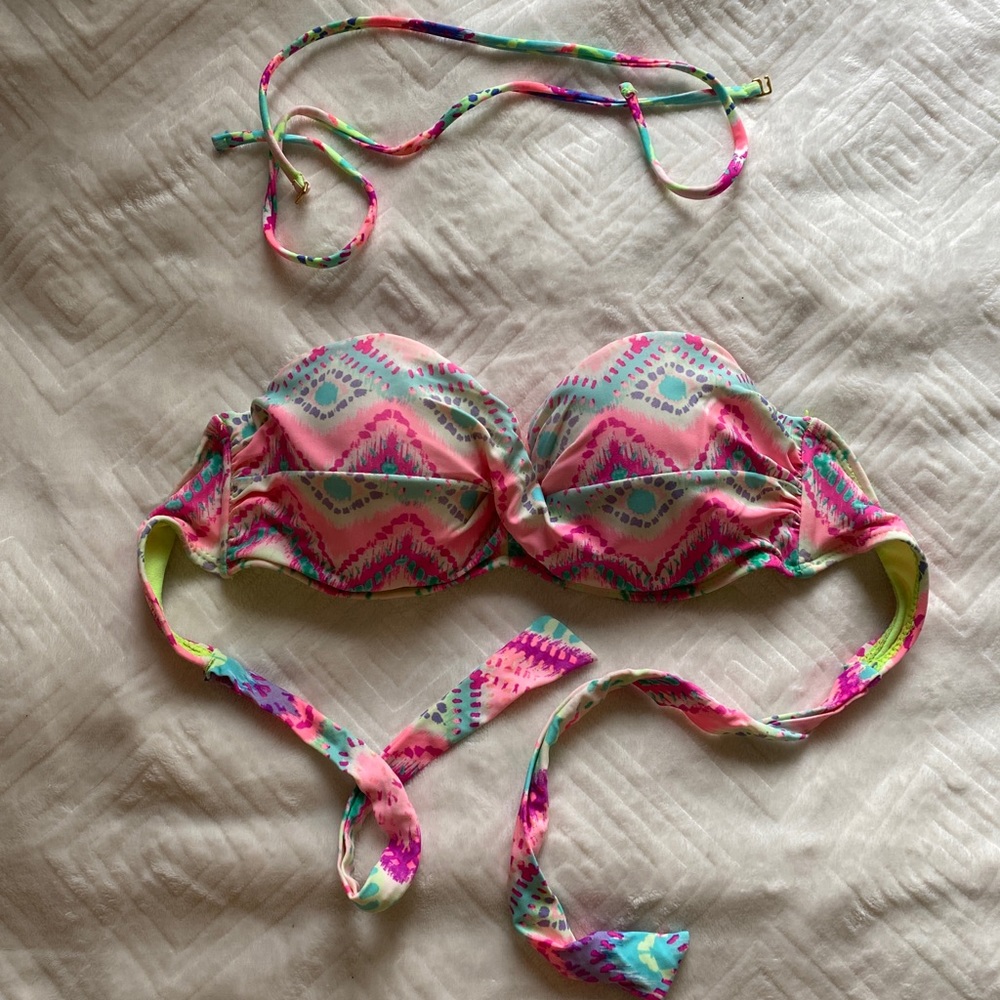 strapless push up bikini top